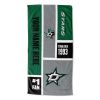 [Personalization Only] OFFICIAL NHL Colorblock Beach Towel - Dallas Stars