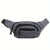 Men's And Women's Large-capacity Wear-resistant Sports Waist Bag Casual Bag Shoulder Chest Bag Light Sports Travel Bag Men's Messenger Backpack Waist